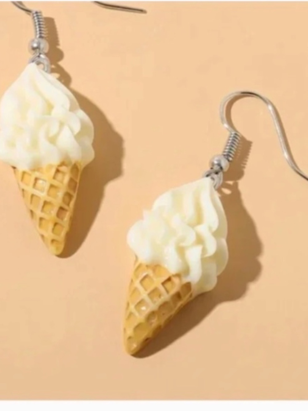 ✨ Free Ice Cream Snack IceCream Peasant Hipster Hippie Art Candy Boho Earrings